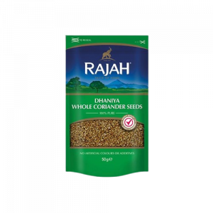 rajah dhaniya whole coriander seeds 50g - Image 1